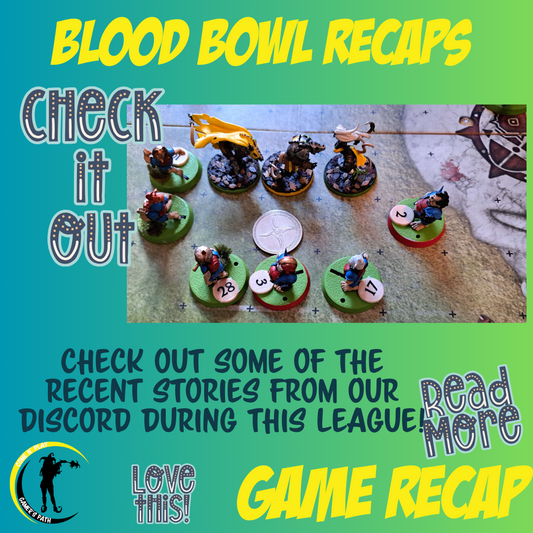 Blood Bowl League Report One