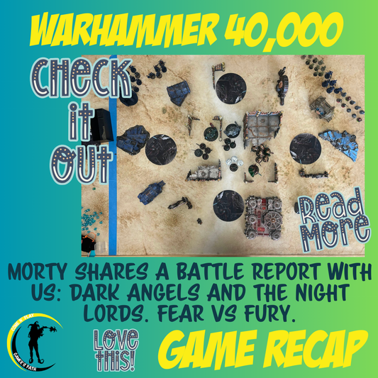 Dark Angels and the Night Lords. Fear vs Fury.