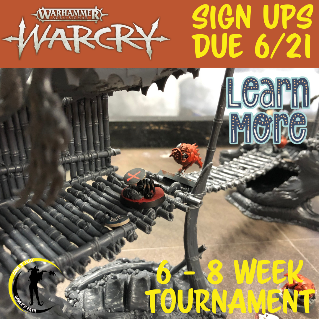 June 21st: Warcry: Into the Gnarlwood Narrative Campaign – Multi-Week Event!